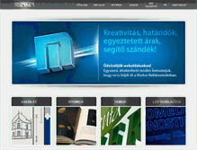 Tablet Screenshot of markerreklamstudio.hu